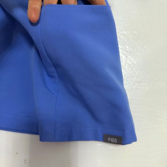 Figs light blue scrub top sz XXS PO# 4988 nurse medical professional - Picture 5 of 9